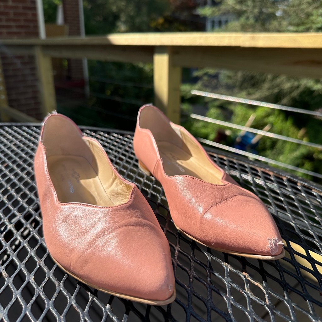 Brenda Zaro Leather Flats